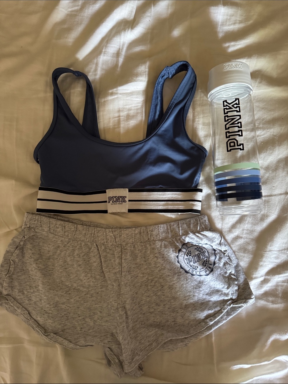 PINK Loungewear with Water Bottle XS